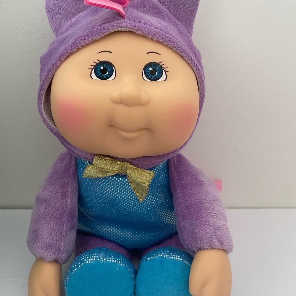 Cabbage Patch Purple and Blue Plush Doll